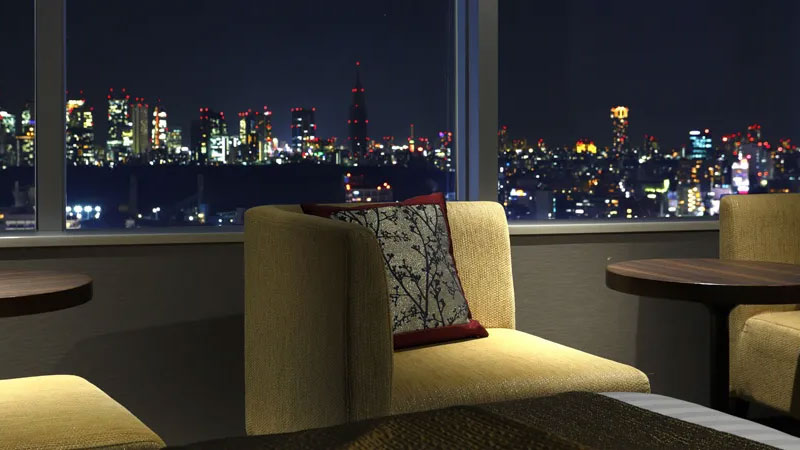 渋谷 エクセルホテル東急　ホテルのロビーや客室内から見える景観