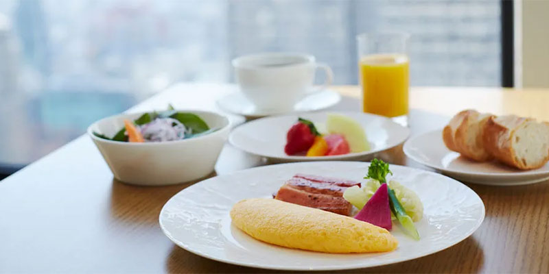 京王プラザホテル　朝食のオムレツ