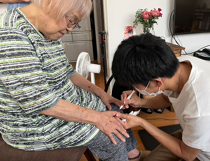 出張美容師　口コミ・感想　髪笑い　伊藤さん　神奈川　東京　個人